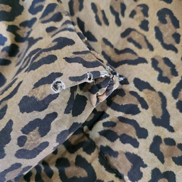 Rare Vintage Ralph Lauren Aragon King Comforter Animal Print Bold Leopard Glam - Picture 6 of 10